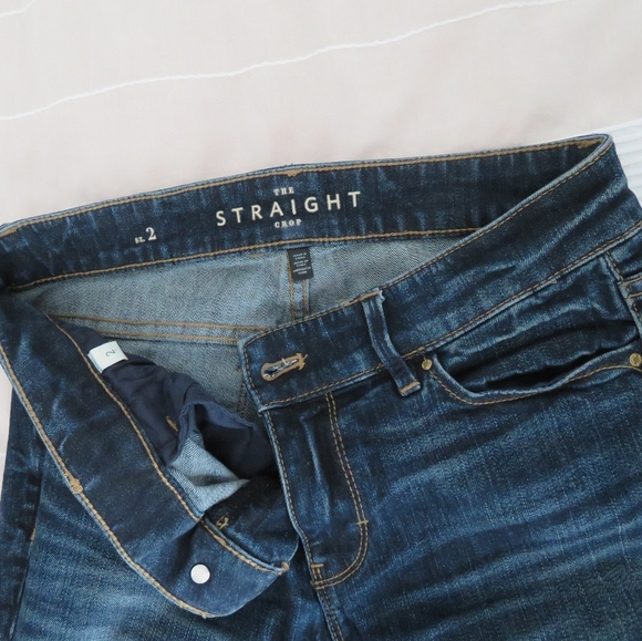 WHBM Embroidered Cuff Jeans, Sz 2 EUC - Picture 4 of 6